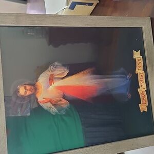 Jesus Divine Mercy Print. Ready To Hang. Perfect Condition